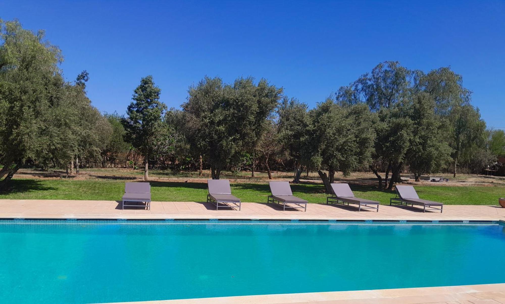 Villa Agora, Villa A La Campagne Proche Marrakech Sidi Abdallah Ghiat ภายนอก รูปภาพ
