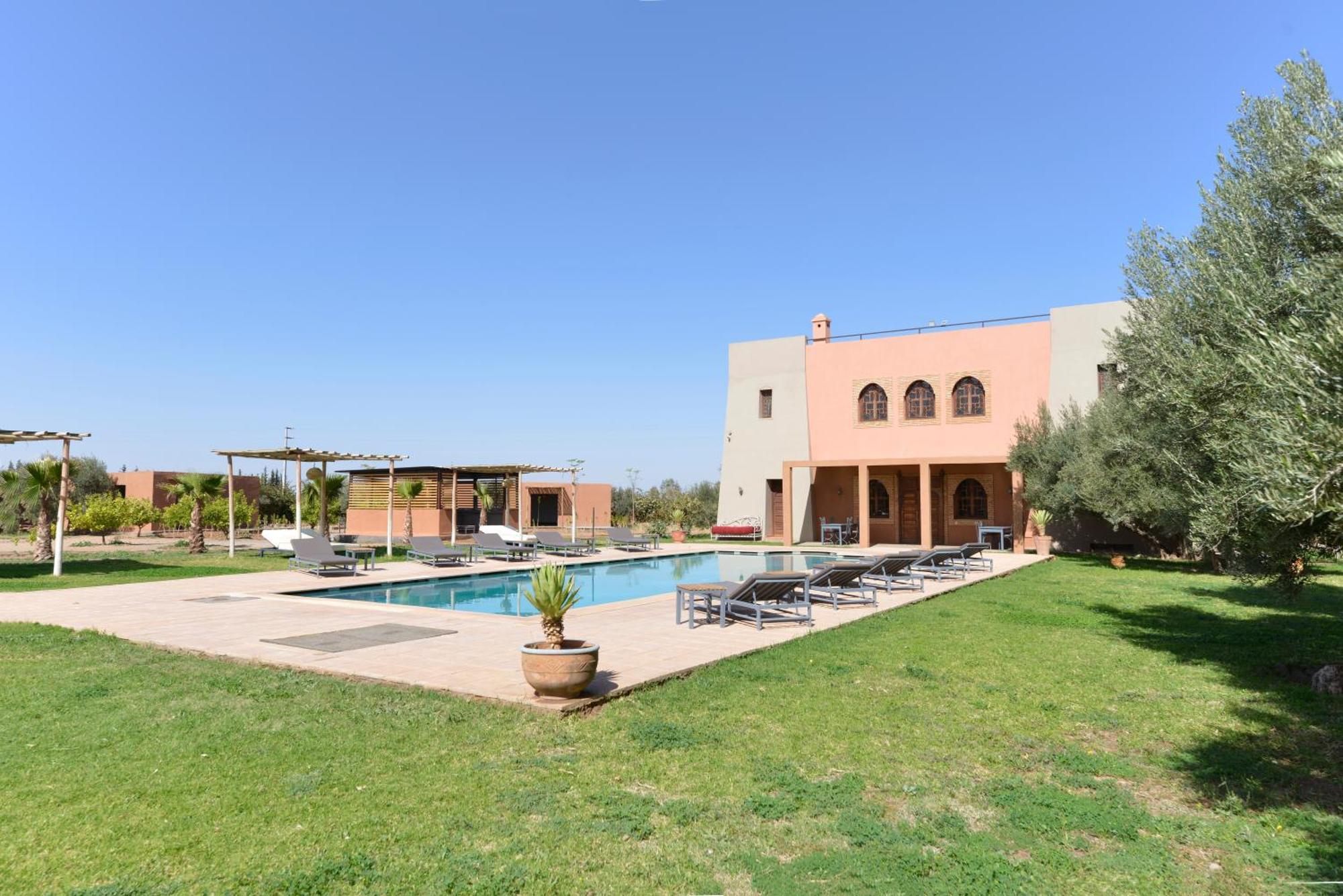 Villa Agora, Villa A La Campagne Proche Marrakech Sidi Abdallah Ghiat ภายนอก รูปภาพ